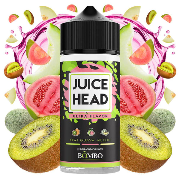 Juice Head Kiwi Guava Melon 30ml/120ml Flavorshot - Egineatmos.gr - Juice Head