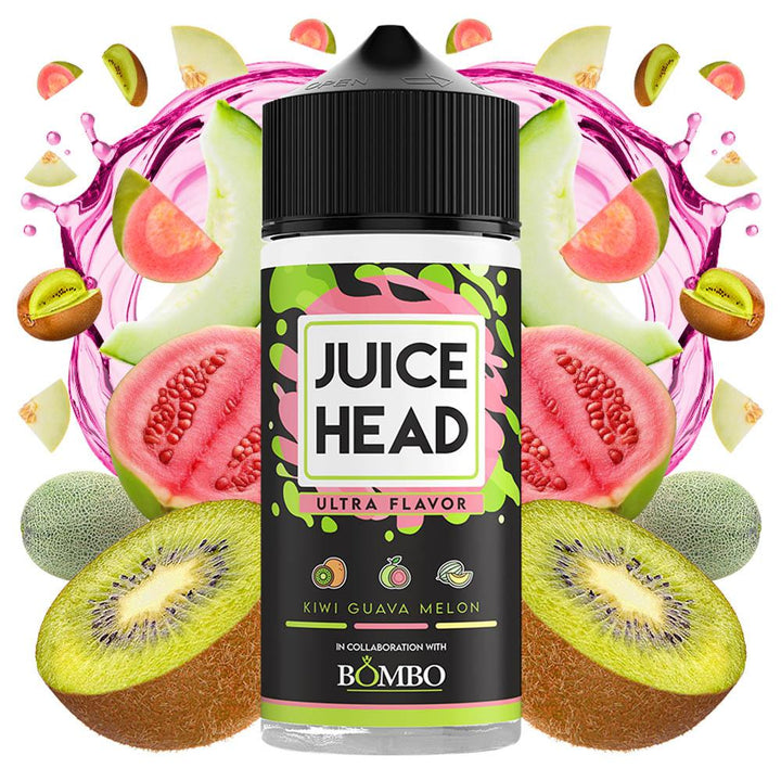 Juice Head Kiwi Guava Melon 30ml/120ml Flavorshot - Egineatmos.gr - Juice Head