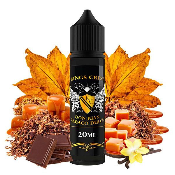 Kings Crest Don Juan Tabaco Dulce 20ml/60ml Flavorshot - Egineatmos.gr - Kings Crest