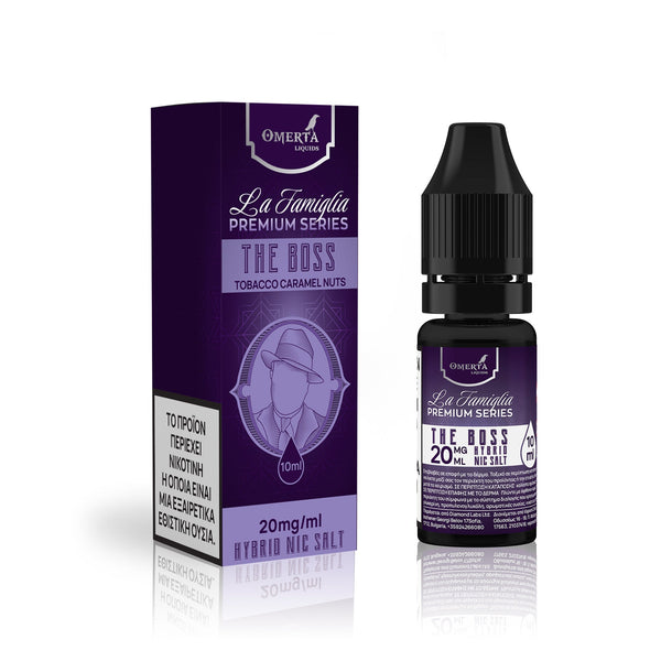 La Famiglia The Boss Salt E - Liquid 10ml - Egineatmos.gr - Omerta