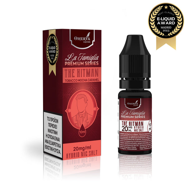 La Famiglia The Hitman Salt E - Liquid 10ml - Egineatmos.gr - Omerta