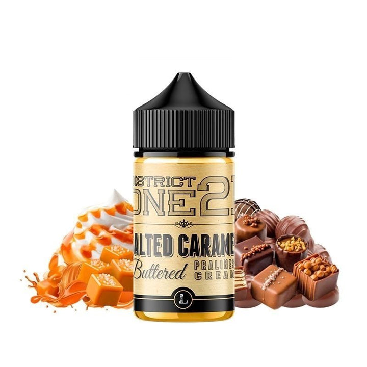 Legacy Collection District One21 - Salted Caramel 20ml/60ml - Egineatmos.gr - Five Pawns