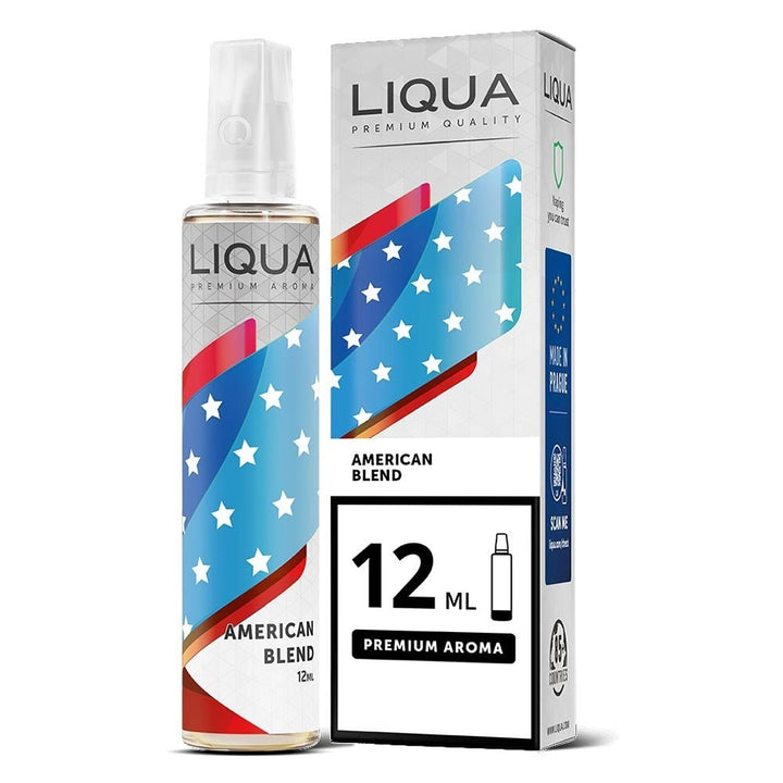 Liqua American Blend 12ml/60ml Flavorshot - Egineatmos.gr - Liqua