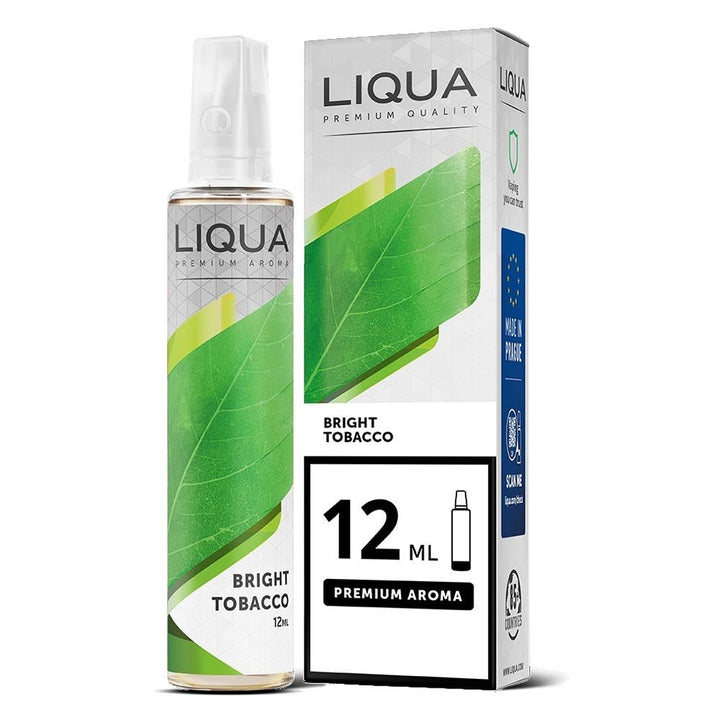 Liqua Bright Tobacco 12ml/60ml Flavorshot - Egineatmos.gr - Liqua