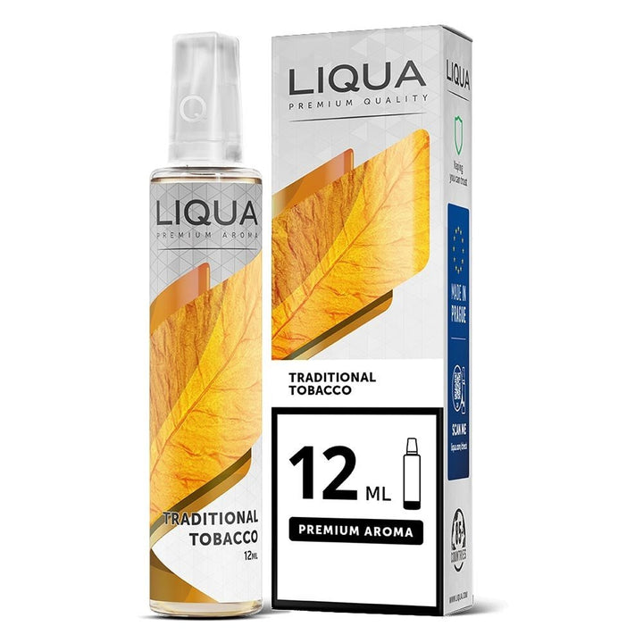 Liqua Traditional Tobacco 12ml/60ml Flavorshot - Egineatmos.gr - Liqua