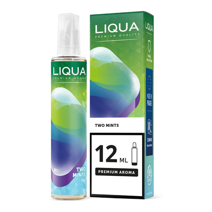 Liqua Two Mints 12ml/60ml Flavorshot - Egineatmos.gr - Liqua