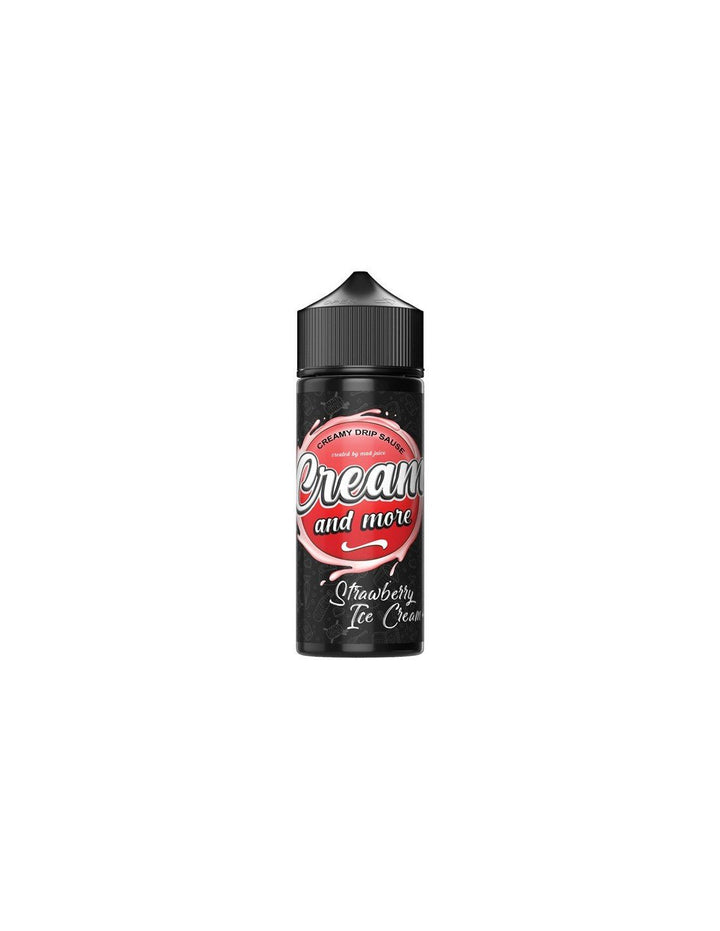 Mad Juice Cream And More Flavour Shot Strawberry Ice Cream 120ml - Egineatmos.gr - Mad Juice