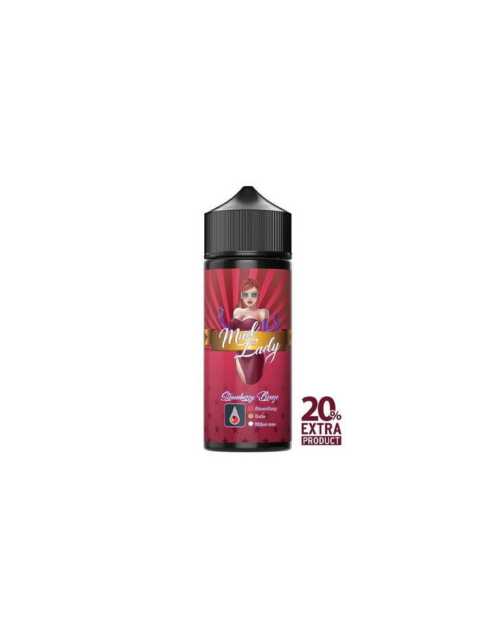 Mad Juice Mad Lady Flavour Shot Strawberry Breeze 120ml - Egineatmos.gr - Mad Juice