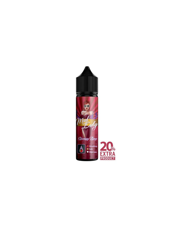 Mad Juice Mad Lady Flavour Shot Strawberry Breeze 60ml - Egineatmos.gr - Mad Juice