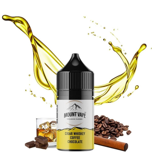 Mount Vape Cigar Whiskey Coffee Chocolate 10ml/30ml Flavorshot - Egineatmos.gr - Mount Vape