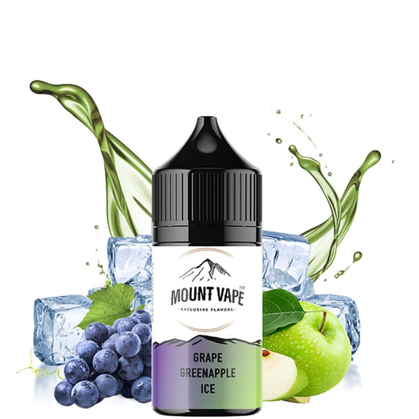 Mount Vape Grape Green Apple Ice 10ml/30ml Flavorshot - Egineatmos.gr - Mount Vape