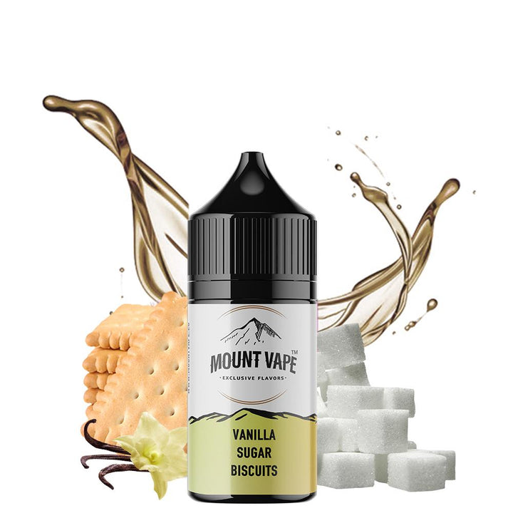 Mount Vape Vanilla Sugar Biscuits 10ml/30ml Flavorshot - Egineatmos.gr - Mount Vape