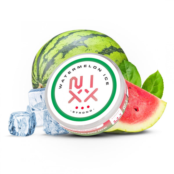 NIXX Nicotine Pouch Slim Watermelon Ice 30mg/g 24pcs - Egineatmos.gr - NIXX