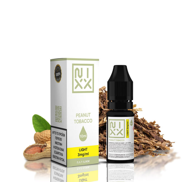 NIXX Peanut Tobacco E - Liquid 10ml - Egineatmos.gr - NIXX