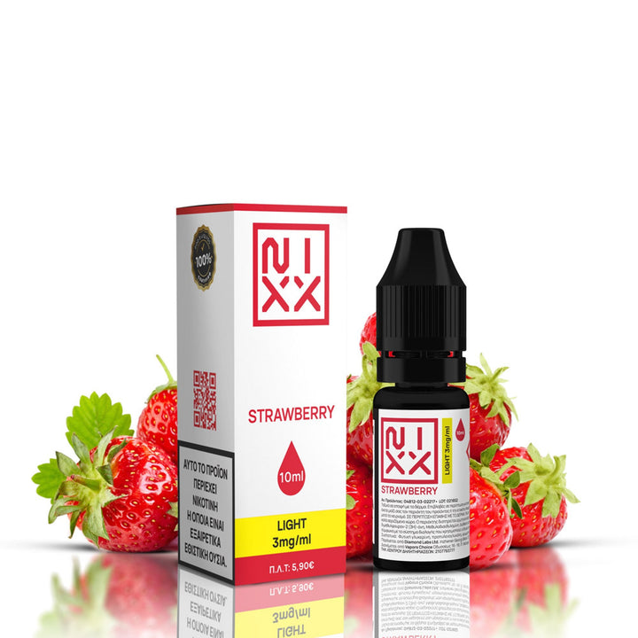 NIXX Strawberry E - Liquid 10ml - Egineatmos.gr - NIXX