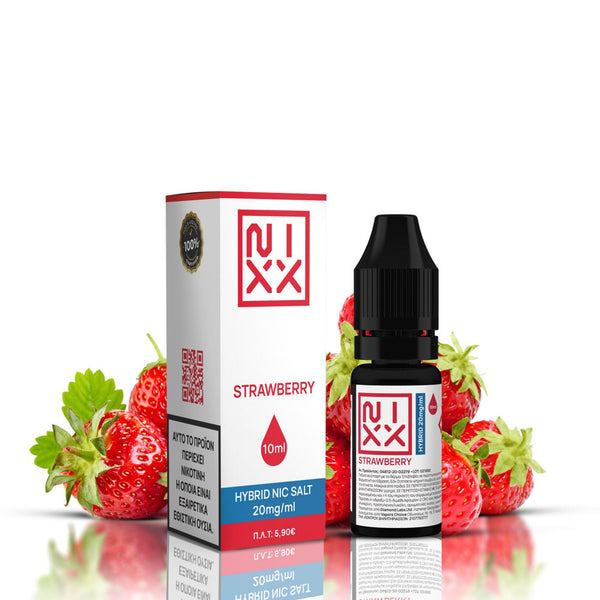 NIXX Strawberry Salt E - Liquid 10ml - Egineatmos.gr - NIXX