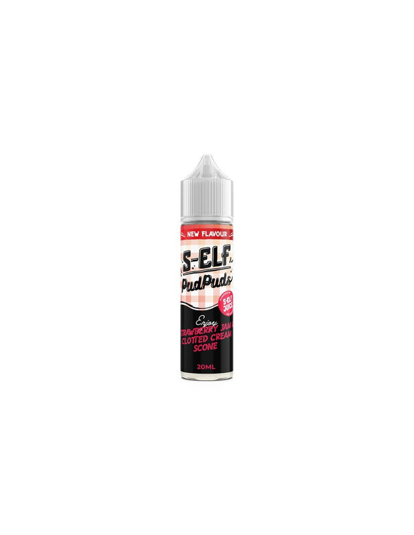 S - Elf Juice Pud Puds Strawberry Jam & Clotted Cream Scone Flavour Shot 60ml - Egineatmos.gr - S - elf Juice