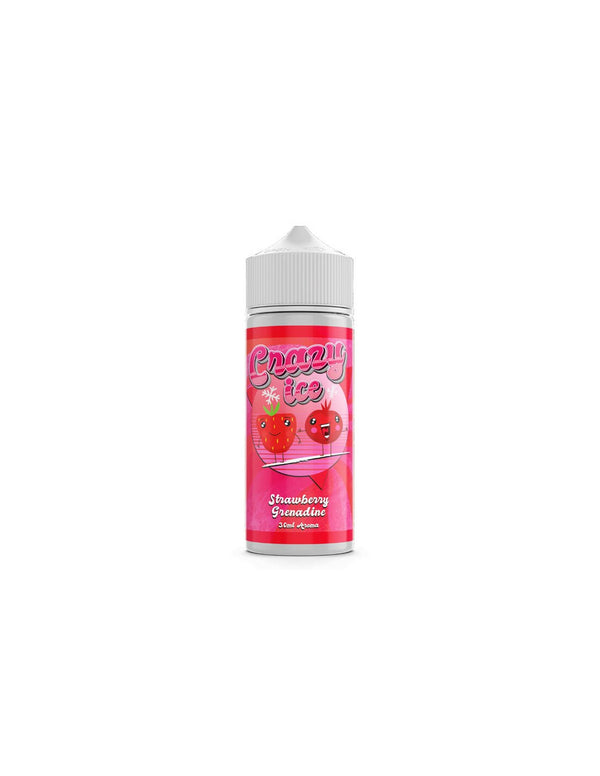 Steam City Crazy Ice Strawberry Grenadine Flavour Shot 120ml