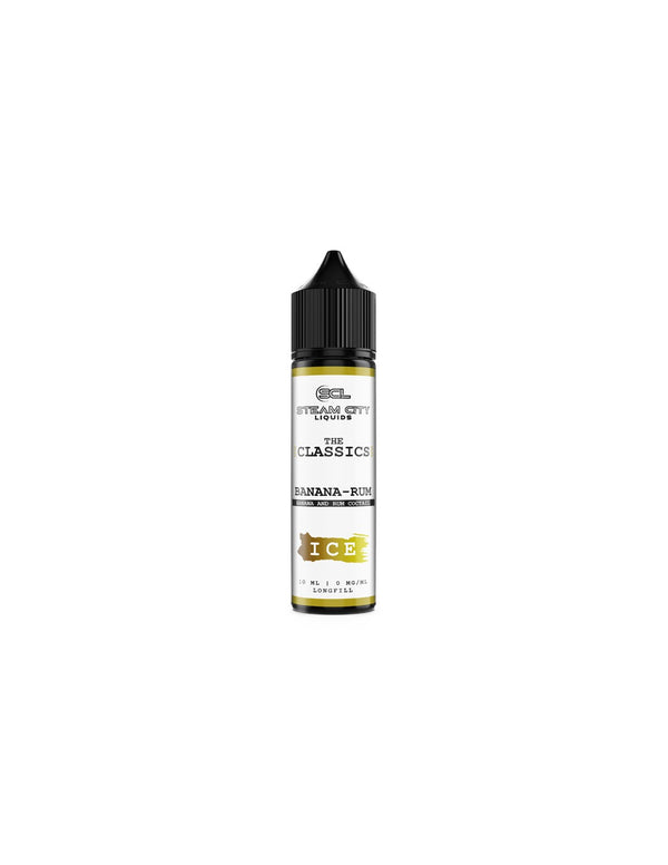 Steam City The Classics Banana Rum Ice Flavour Shot 10/60ml