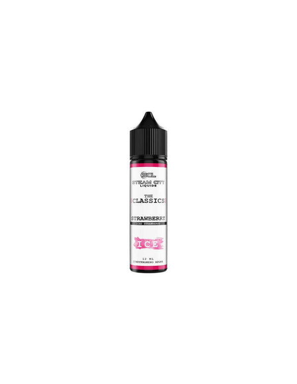 Steam City The Classics Strawberry Ice Flavour Shot 60ml - Egineatmos.gr - Steam City