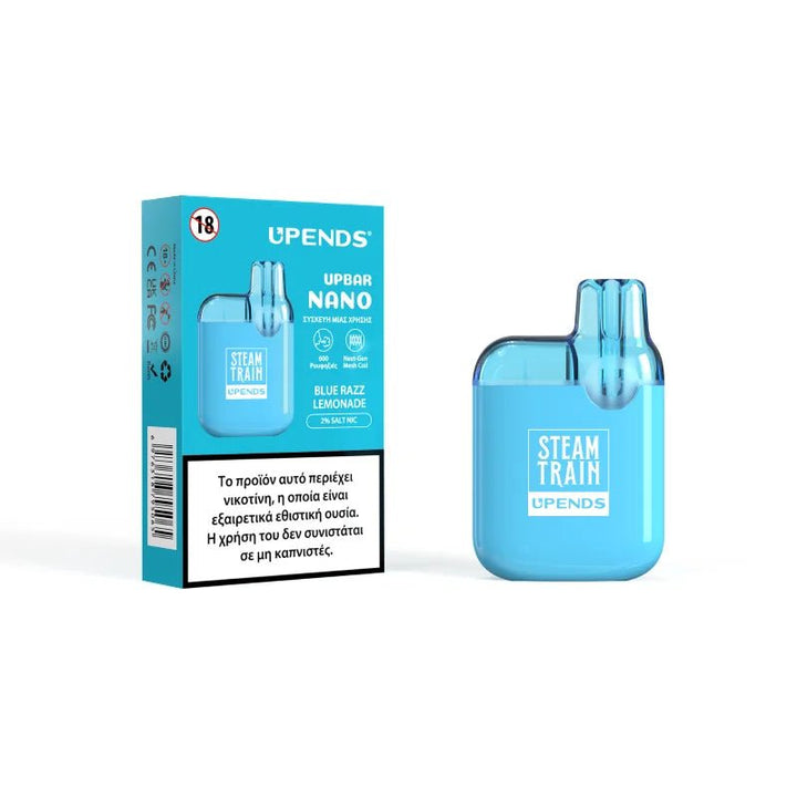 Steam Train 600 Blue Razz Lemonade 20mg/2ml - Egineatmos.gr - Steam Train