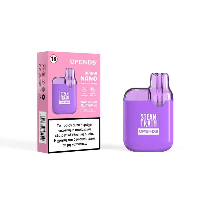 Steam Train 600 Kiwi Passion Fruit Guava 20mg/2ml - Egineatmos.gr - Steam Train