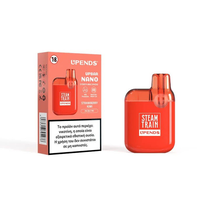 Steam Train 600 Strawberry Kiwi 20mg/2ml - Egineatmos.gr - Steam Train