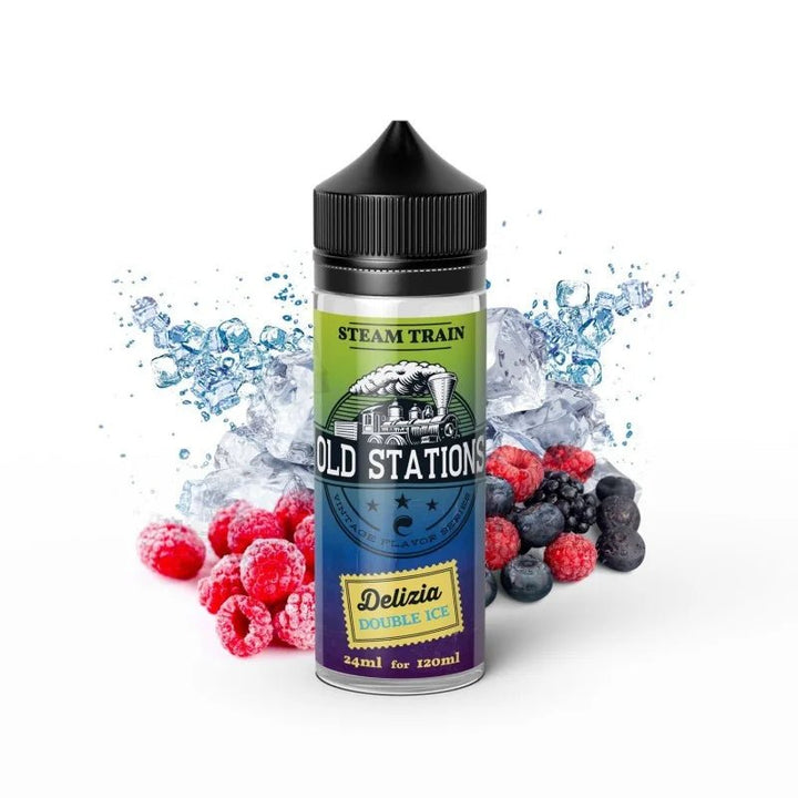 Steam Train Old Stations Delizia Double Ice 120ml - Egineatmos.gr - Steam Train