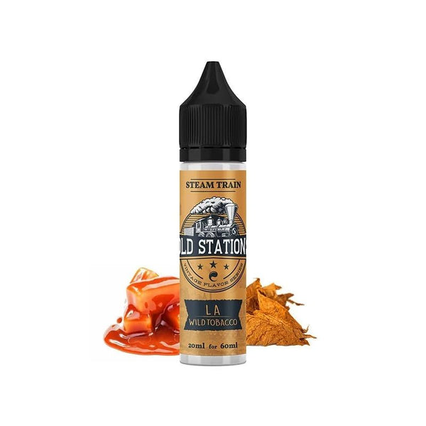 Steam Train Old Stations LA Wild Tobacco 60ml - Egineatmos.gr - Steam Train