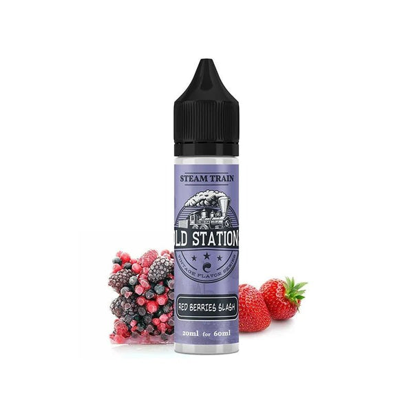 Steam Train Old Stations Red Berries Slash 60ml - Egineatmos.gr - Steam Train
