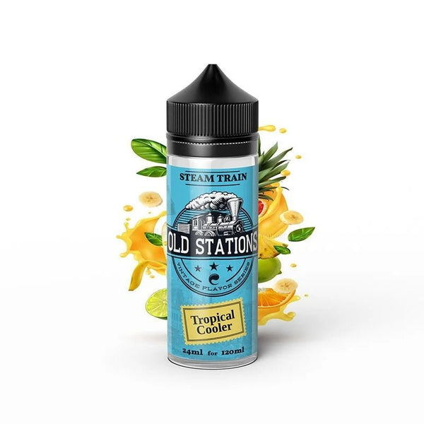 Steam Train Old Stations Tropical Cooler 120ml - Egineatmos.gr - Steam Train