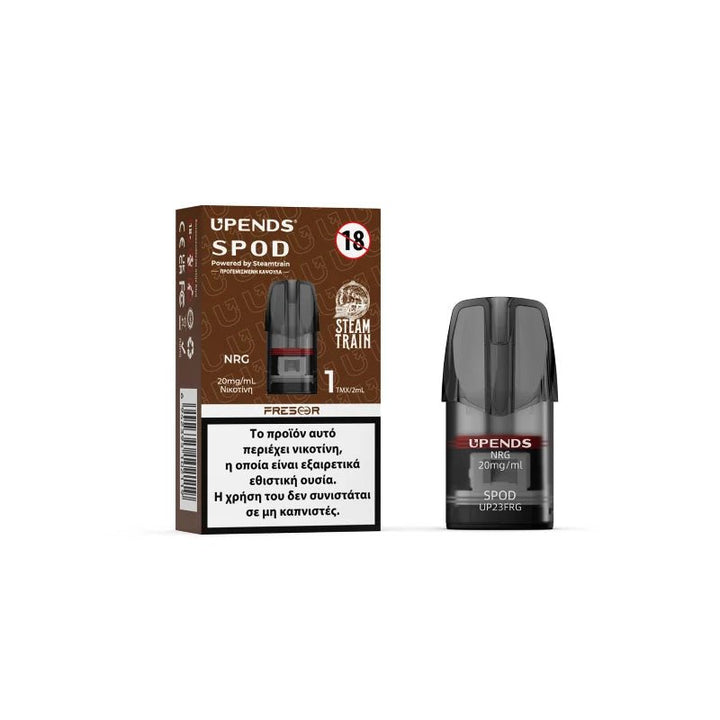 Steam Train Προγεμισμένη Κάψουλα NRG 20mg/ml 2ml (1 τμχ) - Egineatmos.gr - Steam Train