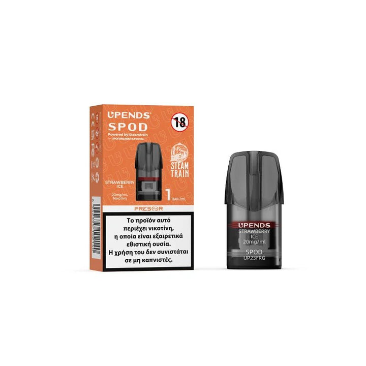 Steam Train Προγεμισμένη Κάψουλα Strawberry Ice 20mg/ml 2ml (1 τμχ) - Egineatmos.gr - Steam Train