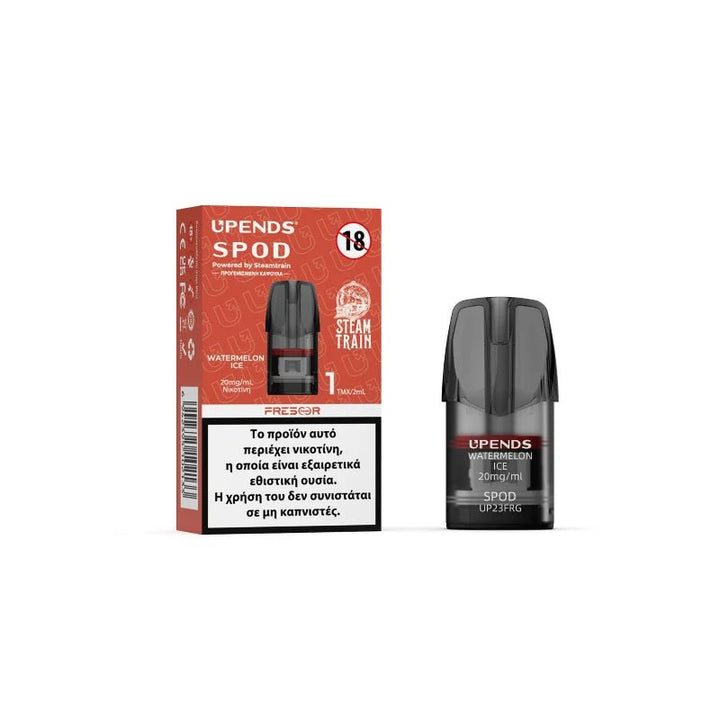 Steam Train Προγεμισμένη Κάψουλα Watermelon Ice 20mg/ml 2ml (1 τμχ) - Egineatmos.gr - Steam Train