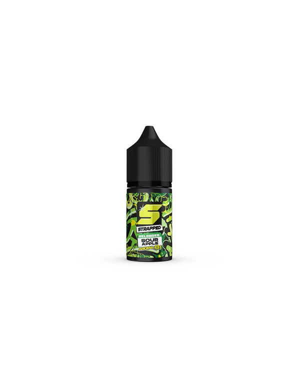 Strapped Reloaded Sour Apple Flavour Shot 30ml