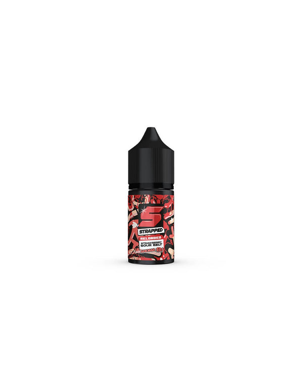 Strapped Reloaded Strawberry Sour Belt Flavour Shot 30ml