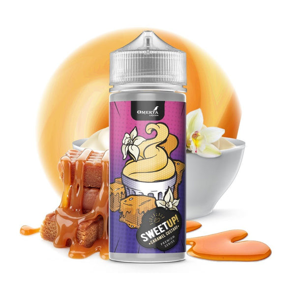 SweetUp Caramel Custard 120 - Egineatmos.gr - Omerta