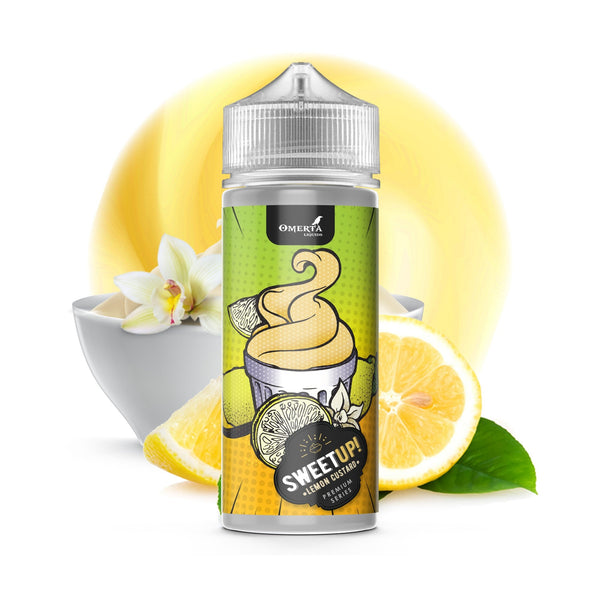 SweetUp Lemon Custard 120 - Egineatmos.gr - Omerta