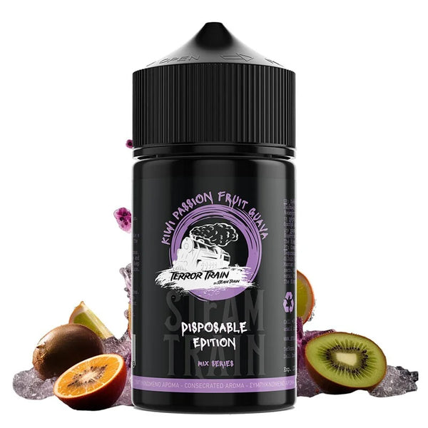 Terror Train (by Steam Train) Kiwi Passion Fruit Guava Vapeshot 25/75ml