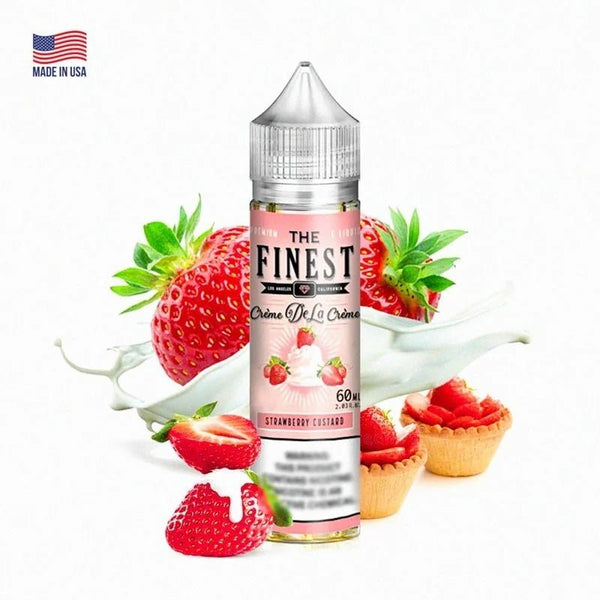 The Finest Strawberry Custard 60ml (Made in USA) - Egineatmos.gr - The Finest E - Liquid