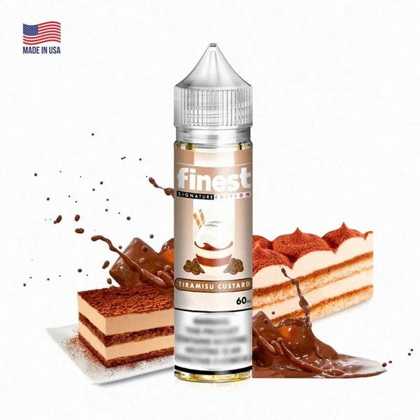The Finest Tiramisu Custard 60ml (Made in USA) - Egineatmos.gr - The Finest E - Liquid