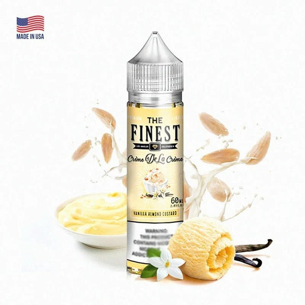 The Finest Vanilla Almond Custard 60ml (Made in USA) - Egineatmos.gr - The Finest E - Liquid