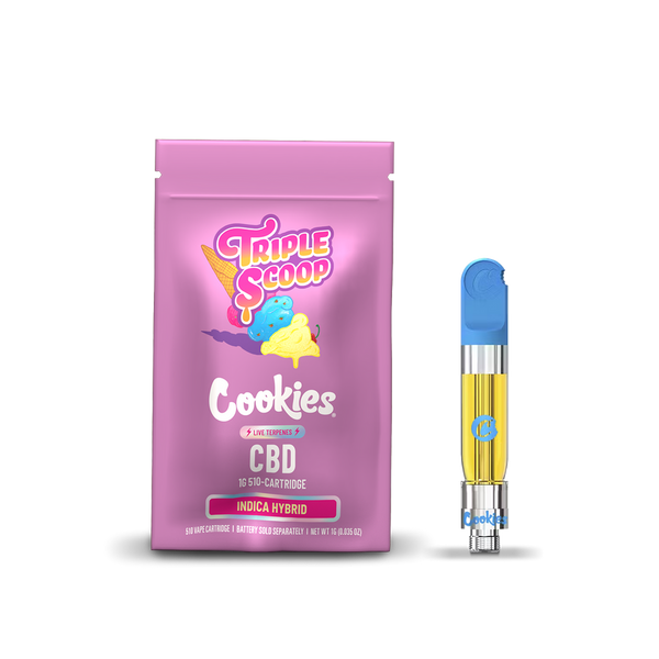 COOKIES Cartridge CBD TRIPLE SCOOP - 1ml