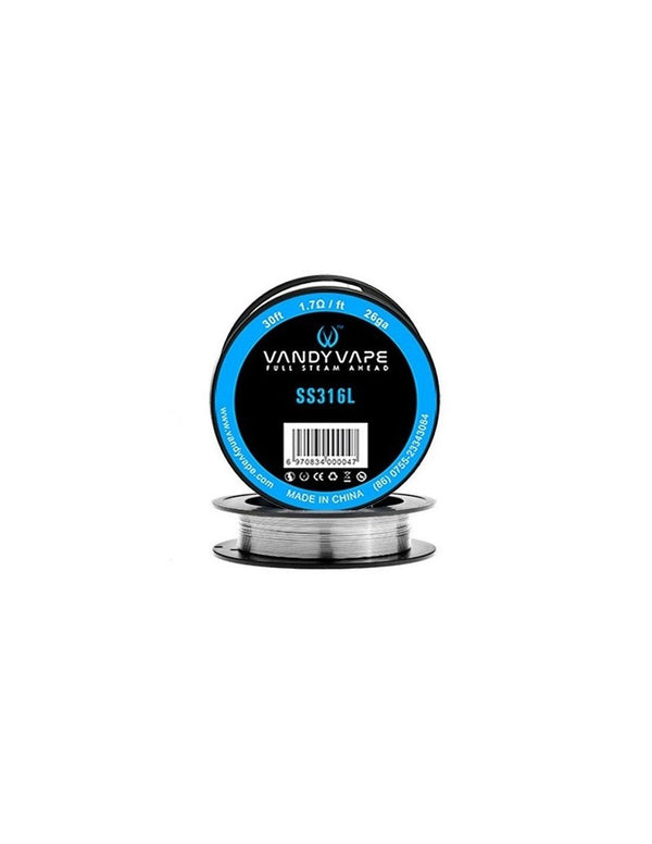 VandyVape SS 316L 0,5mm 24 AWG - Egineatmos.gr - VandyVape