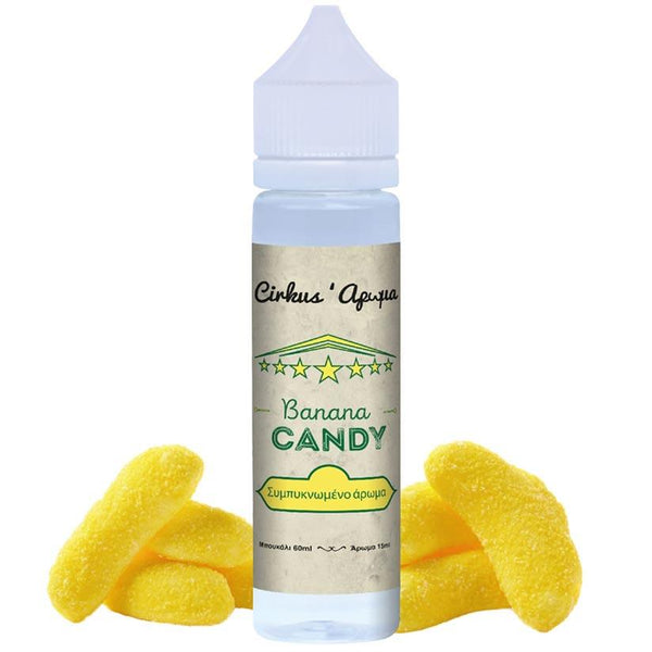 VDLV Authentic Cirkus Banana Candy 15ml/60ml Flavorshot - Egineatmos.gr - VDLV