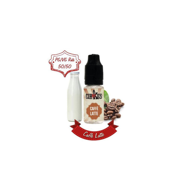 VDLV Authentic Cirkus Caffe Latte 12mg 10ml Υγρό Αναπλήρωσης