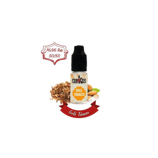 VDLV Authentic Cirkus Gold Tobacco 03mg 10ml Υγρό Αναπλήρωσης