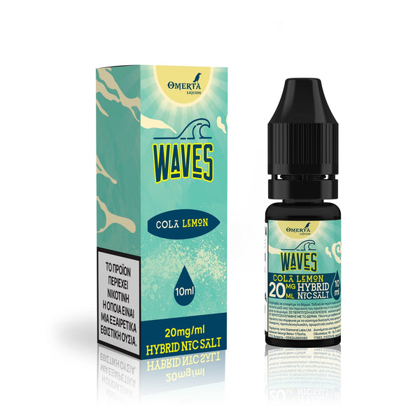 Waves Cola Lemon Salt E - Liquid 10ml - Egineatmos.gr - Omerta