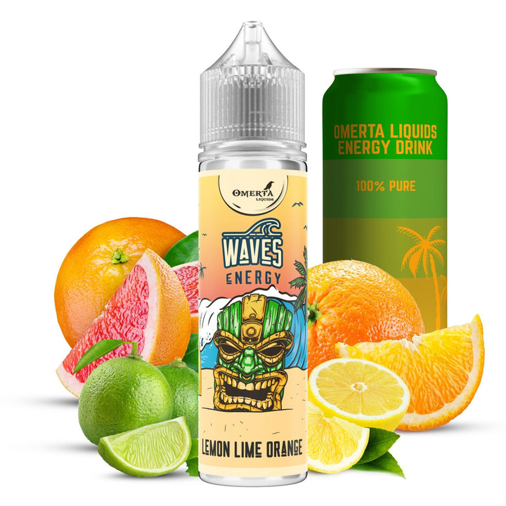 Waves Energy Lemon Lime Orange 60 - Egineatmos.gr - Omerta