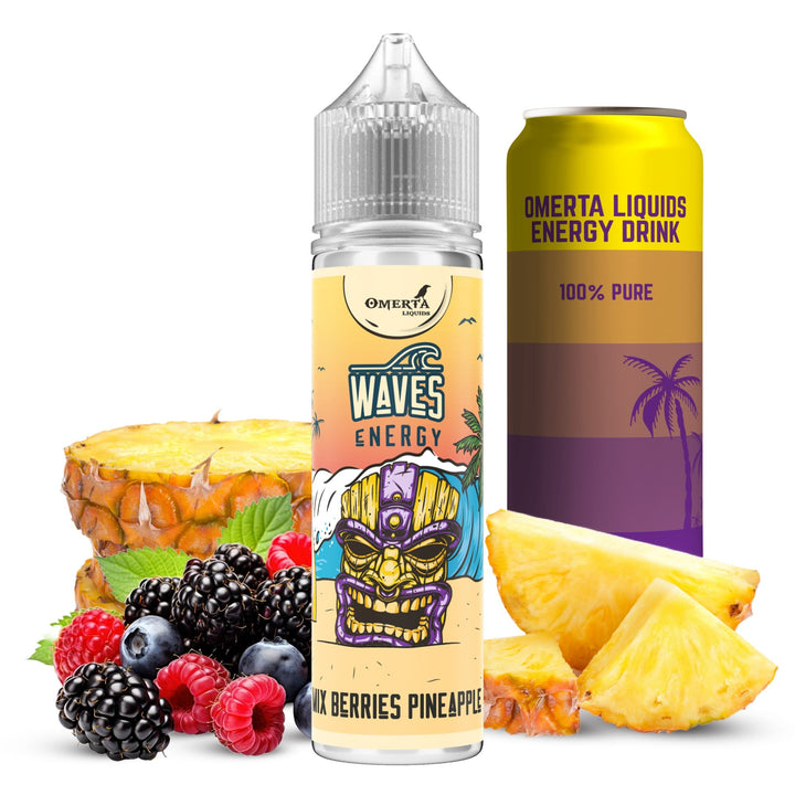 Waves Energy Mix Berries Pineapple 60 - Egineatmos.gr - Omerta